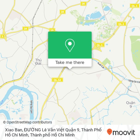 Bản đồ Xiao Ban, ĐƯỜNG Lê Văn Việt Quận 9, Thành Phố Hồ Chí Minh