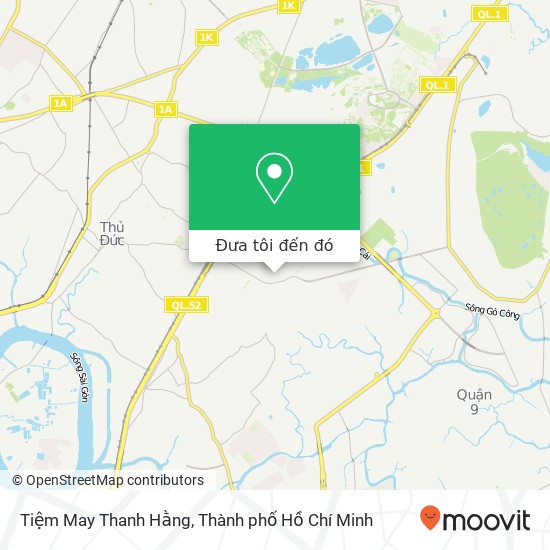 Bản đồ Tiệm May Thanh Hằng, HẺM 45 Đường Số 265 Quận 9, Thành Phố Hồ Chí Minh
