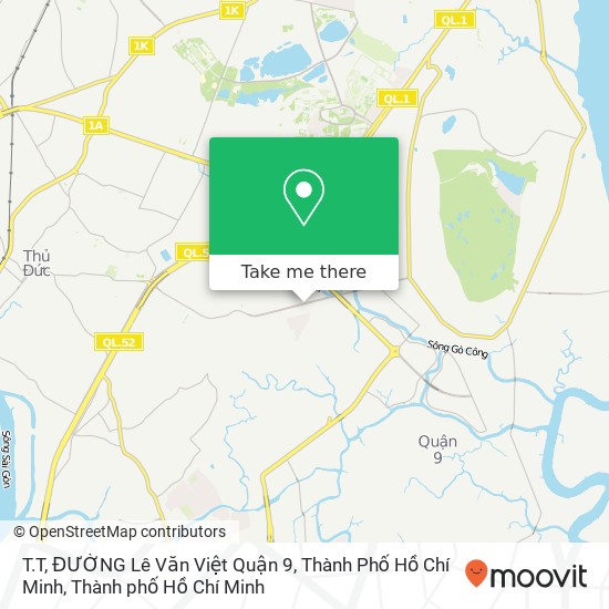 Bản đồ T.T, ĐƯỜNG Lê Văn Việt Quận 9, Thành Phố Hồ Chí Minh