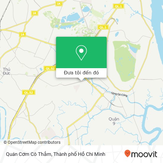 Bản đồ Quán Cơm Cô Thắm, ĐƯỜNG Lê Văn Việt Quận 9, Thành Phố Hồ Chí Minh