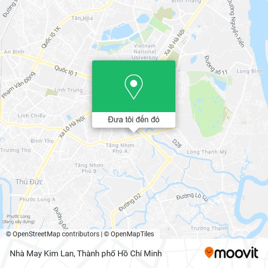 Bản đồ Nhà May Kim Lan