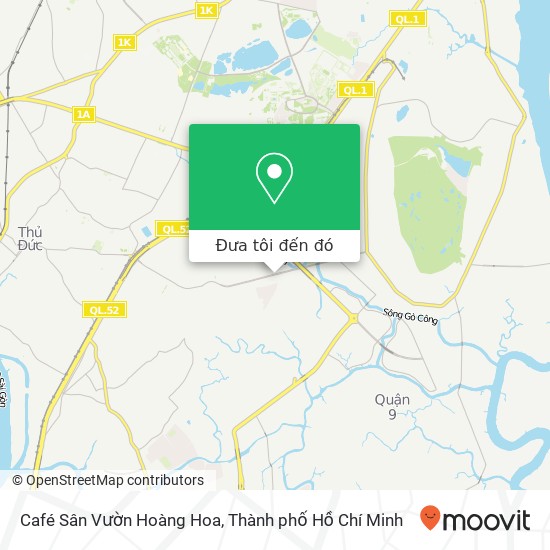 Bản đồ Café Sân Vườn Hoàng Hoa, ĐƯỜNG Lê Văn Việt Quận 9, Thành Phố Hồ Chí Minh