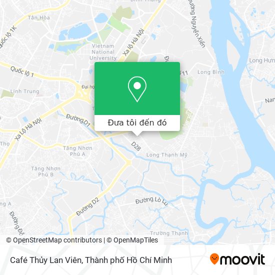 Bản đồ Café Thủy Lan Viên