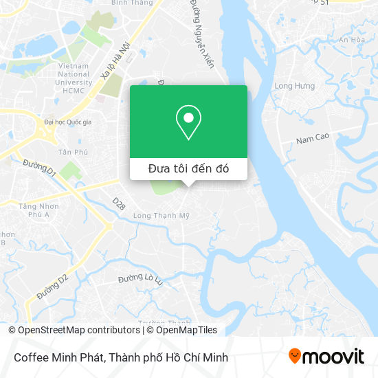 Bản đồ Coffee Minh Phát
