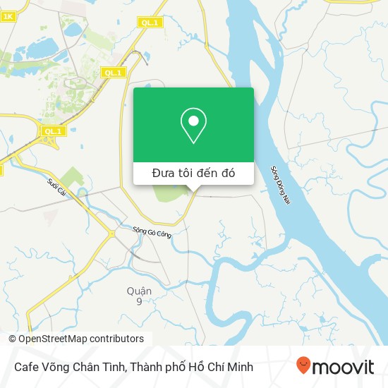 Bản đồ Cafe Võng Chân Tình, ĐƯỜNG Nguyễn Xiển Quận 9, Thành Phố Hồ Chí Minh