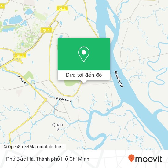 Bản đồ Phở Bắc Hà, ĐƯỜNG Phưốc Thiện Quận 9, Thành Phố Hồ Chí Minh