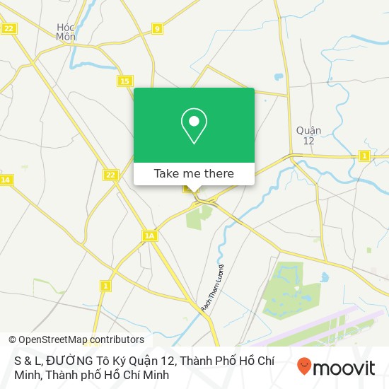 Bản đồ S & L, ĐƯỜNG Tô Ký Quận 12, Thành Phố Hồ Chí Minh