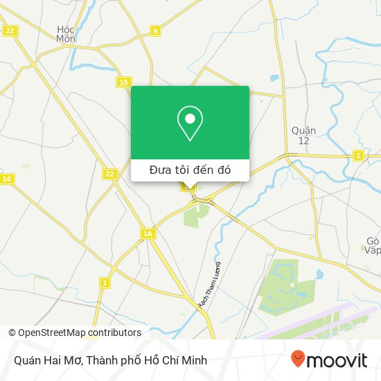 Bản đồ Quán Hai Mơ, ĐƯỜNG Tô Ký Quận 12, Thành Phố Hồ Chí Minh
