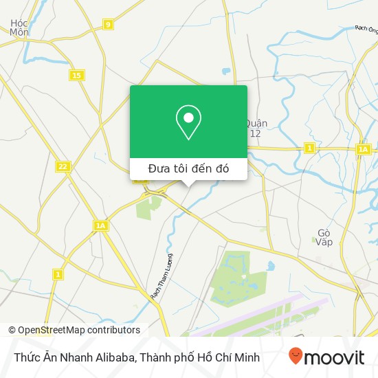 Bản đồ Thức Ăn Nhanh Alibaba, Đông Hưng Thuận 23 Quận 12, Thành Phố Hồ Chí Minh