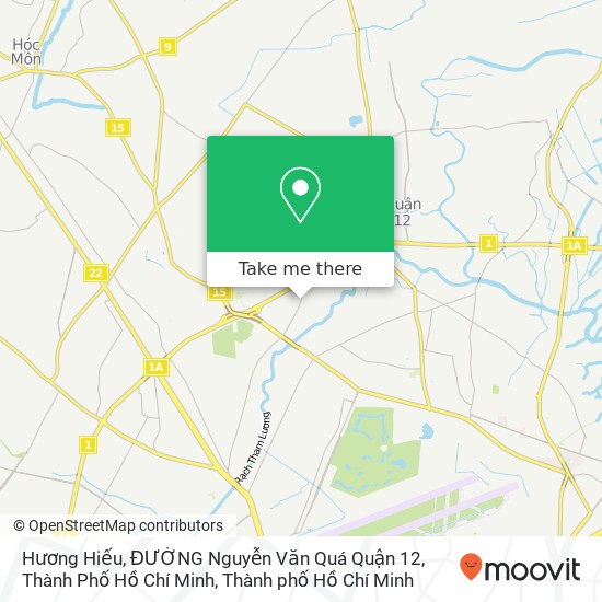 Bản đồ Hương Hiếu, ĐƯỜNG Nguyễn Văn Quá Quận 12, Thành Phố Hồ Chí Minh