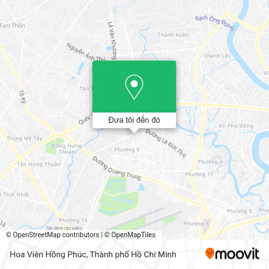 Bản đồ Hoa Viên Hồng Phúc