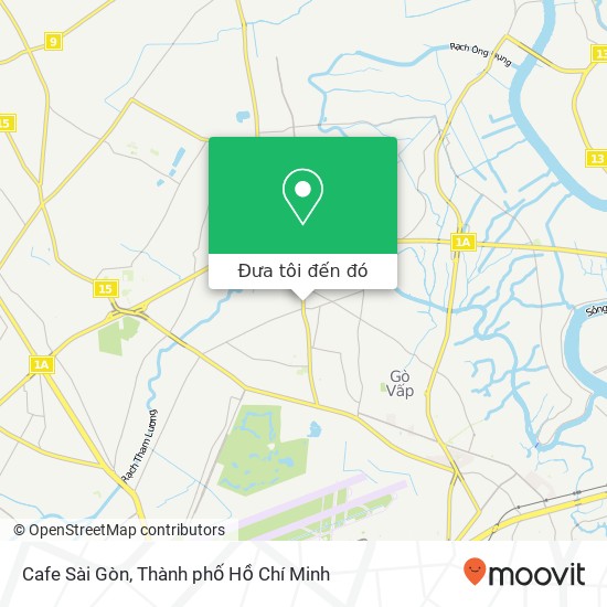Bản đồ Cafe Sài Gòn, ĐƯỜNG Lê Văn Thọ Quận Gò Vấp, Thành Phố Hồ Chí Minh