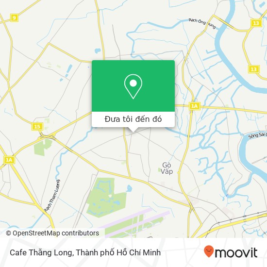 Bản đồ Cafe Thăng Long, ĐƯỜNG Phạm Văn Chiêu Quận Gò Vấp, Thành Phố Hồ Chí Minh