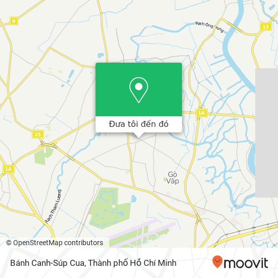 Bản đồ Bánh Canh-Súp Cua, ĐƯỜNG Lê Đức Thọ Quận Gò Vấp, Thành Phố Hồ Chí Minh