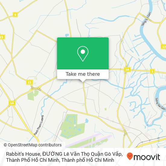 Bản đồ Rabbit's House, ĐƯỜNG Lê Văn Thọ Quận Gò Vấp, Thành Phố Hồ Chí Minh