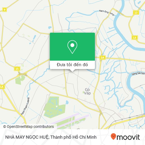 Bản đồ NHÀ MAY NGỌC HUỆ, ĐƯỜNG Lê Đức Thọ Quận Gò Vấp, Thành Phố Hồ Chí Minh