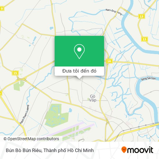 Bản đồ Bún Bò Bún Riêu