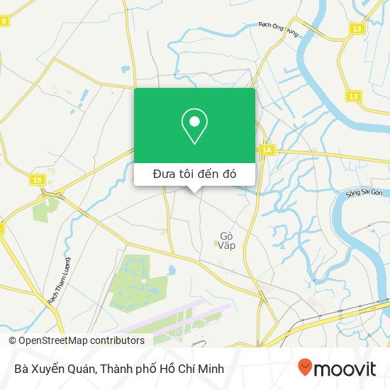 Bản đồ Bà Xuyến Quán, ĐƯỜNG Lê Đức Thọ Quận Gò Vấp, Thành Phố Hồ Chí Minh