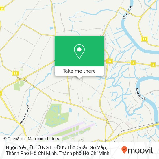 Bản đồ Ngọc Yến, ĐƯỜNG Lê Đức Thọ Quận Gò Vấp, Thành Phố Hồ Chí Minh