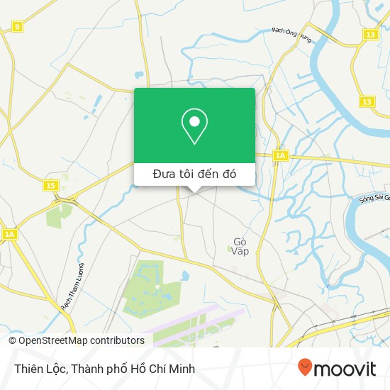 Bản đồ Thiên Lộc, ĐƯỜNG Phạm Văn Chiêu Quận Gò Vấp, Thành Phố Hồ Chí Minh