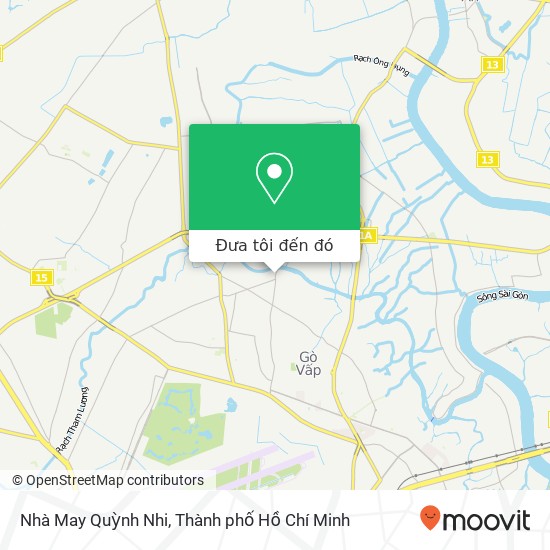 Bản đồ Nhà May Quỳnh Nhi, ĐƯỜNG Thống Nhất Quận Gò Vấp, Thành Phố Hồ Chí Minh