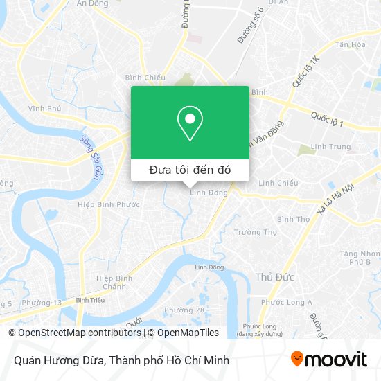 Bản đồ Quán Hương Dừa