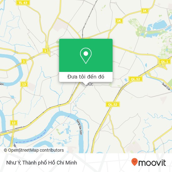 Bản đồ Như Ý, 20 ĐƯỜNG Lê Văn Ninh Quận Thủ Đức, Thành Phố Hồ Chí Minh