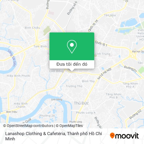Bản đồ Lanashop Clothing & Cafetéria
