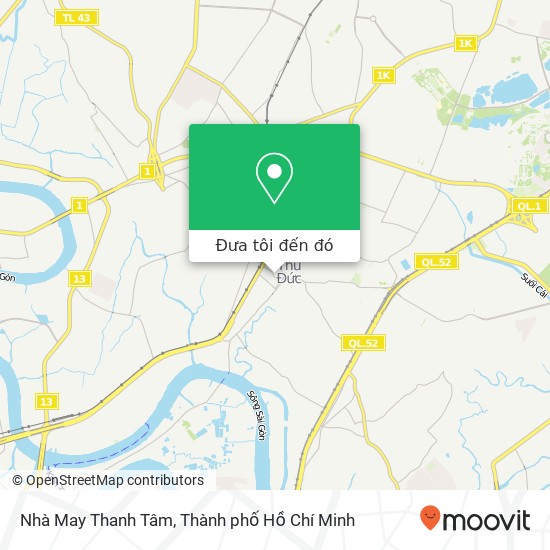 Bản đồ Nhà May Thanh Tâm, 1 ĐƯỜNG Số 1 Quận Thủ Đức, Thành Phố Hồ Chí Minh