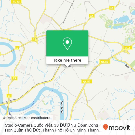 Bản đồ Studio-Camera Quốc Việt, 33 ĐƯỜNG Đoàn Công Hon Quận Thủ Đức, Thành Phố Hồ Chí Minh