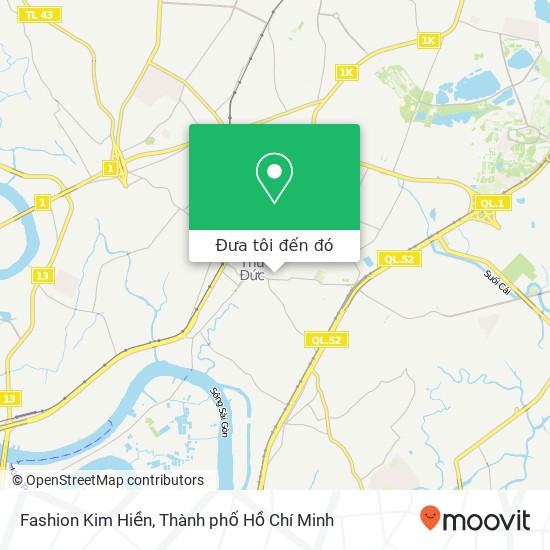 Bản đồ Fashion Kim Hiền, 11 ĐƯỜNG Chương Dương Quận Thủ Đức, Thành Phố Hồ Chí Minh