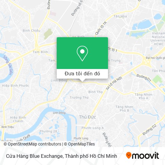 Bản đồ Cửa Hàng Blue Exchange