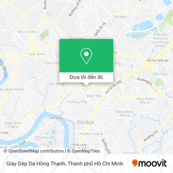 Bản đồ Giày Dép Da Hồng Thạnh