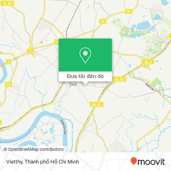 Bản đồ Vietthy, 180 ĐƯỜNG Võ Văn Ngân Quận Thủ Đức, Thành Phố Hồ Chí Minh