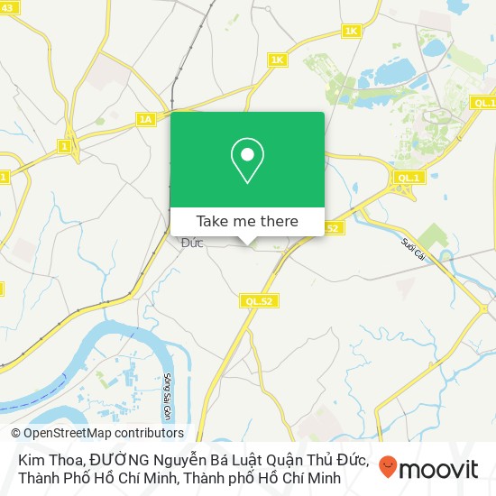 Bản đồ Kim Thoa, ĐƯỜNG Nguyễn Bá Luật Quận Thủ Đức, Thành Phố Hồ Chí Minh