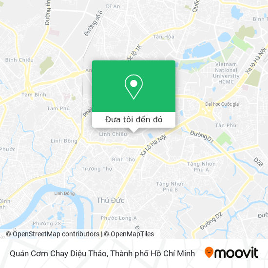 Bản đồ Quán Cơm Chay Diệu Thảo