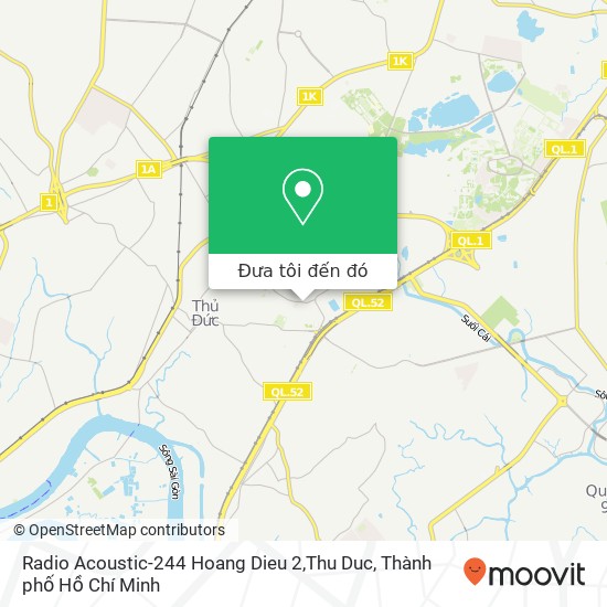 Bản đồ Radio Acoustic-244 Hoang Dieu 2,Thu Duc