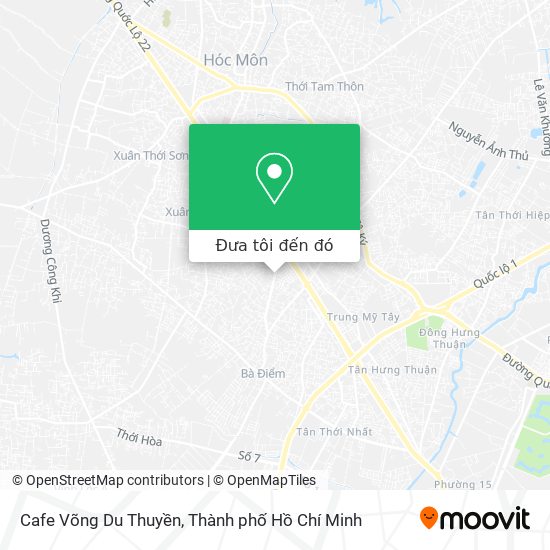 Bản đồ Cafe Võng Du Thuyền