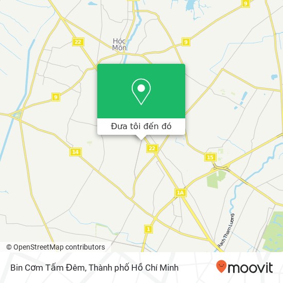 Bản đồ Bin Cơm Tấm Đêm, ĐƯỜNG Nguyễn Thị Sóc Huyện Hóc Môn, Thành Phố Hồ Chí Minh