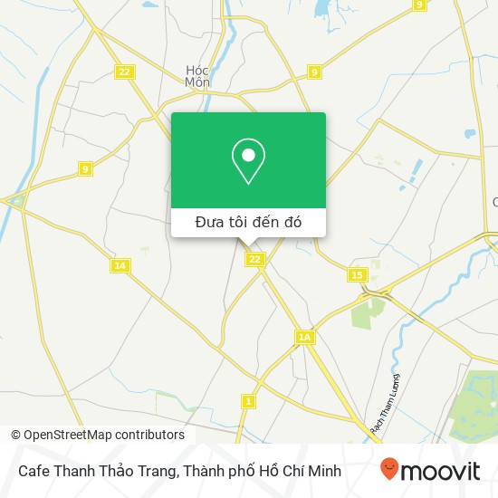 Bản đồ Cafe Thanh Thảo Trang, 22 Huyện Hóc Môn, Thành Phố Hồ Chí Minh