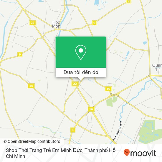 Bản đồ Shop Thời Trang Trẻ Em Minh Đức, ĐƯỜNG Nguyễn Ảnh Thủ Huyện Hóc Môn, Thành Phố Hồ Chí Minh