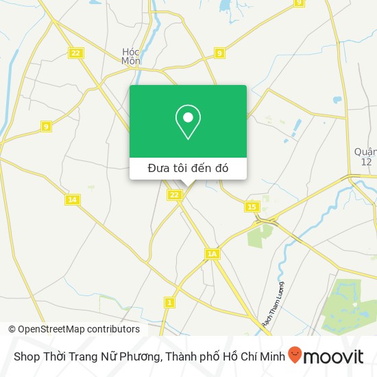 Bản đồ Shop Thời Trang Nữ Phương, ĐƯỜNG Nguyễn Ảnh Thủ Huyện Hóc Môn, Thành Phố Hồ Chí Minh