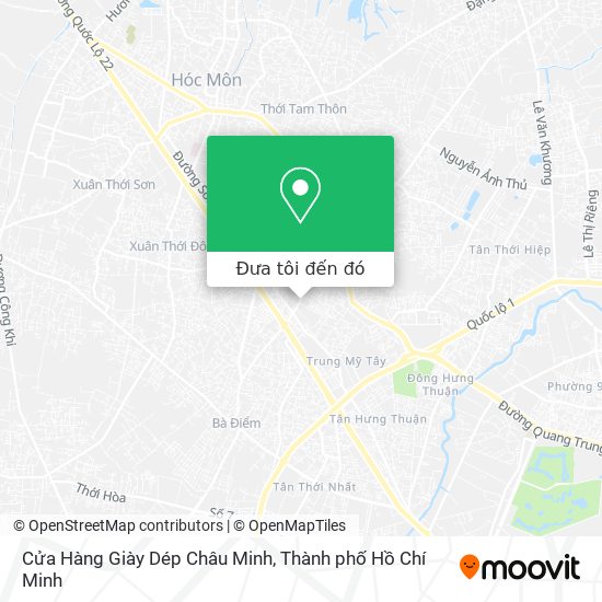 Bản đồ Cửa Hàng Giày Dép Châu Minh