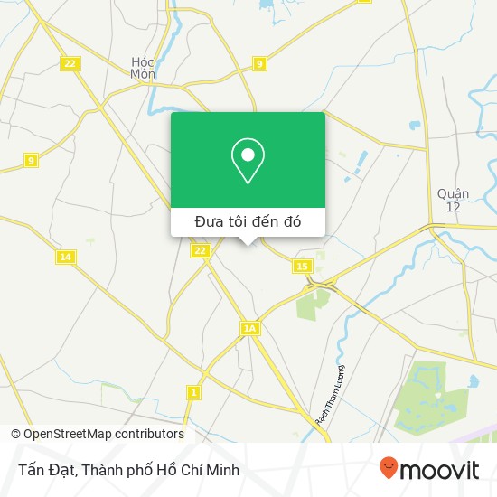 Bản đồ Tấn Đạt, Quận 12, Thành Phố Hồ Chí Minh