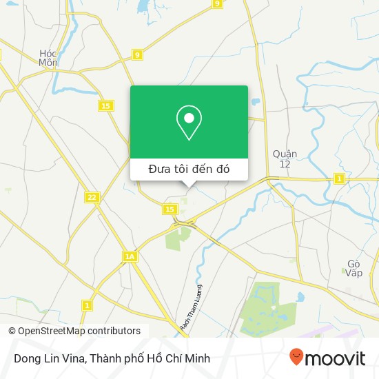 Bản đồ Dong Lin Vina, Tân Chánh Hiệp 33 Quận 12, Thành Phố Hồ Chí Minh