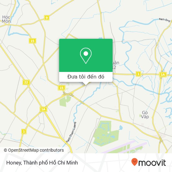 Bản đồ Honey, 631 ĐƯỜNG Nguyễn Văn Quá Quận 12, Thành Phố Hồ Chí Minh