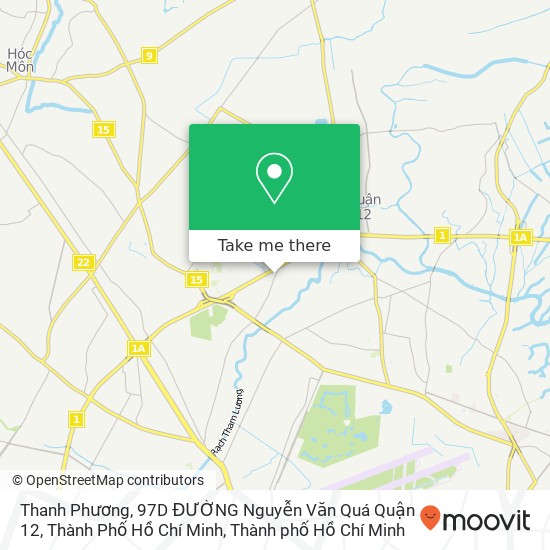 Bản đồ Thanh Phương, 97D ĐƯỜNG Nguyễn Văn Quá Quận 12, Thành Phố Hồ Chí Minh