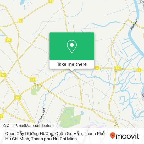 Bản đồ Quán Cầy Dương Hương, Quận Gò Vấp, Thành Phố Hồ Chí Minh