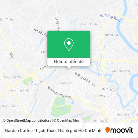 Bản đồ Garden Coffee Thạch Thảo
