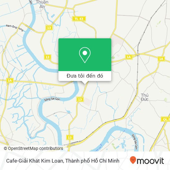 Bản đồ Cafe-Giải Khát Kim Loan, 13 ĐƯỜNG Số 15 Quận Thủ Đức, Thành Phố Hồ Chí Minh